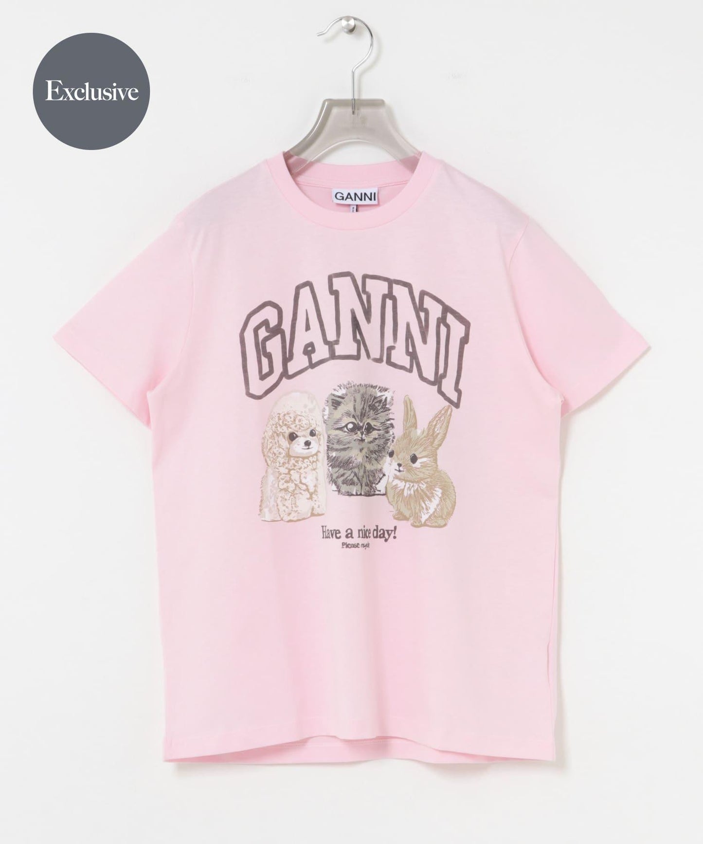 GANNI EXCLUSIVE RELAXED T-SHIRTS