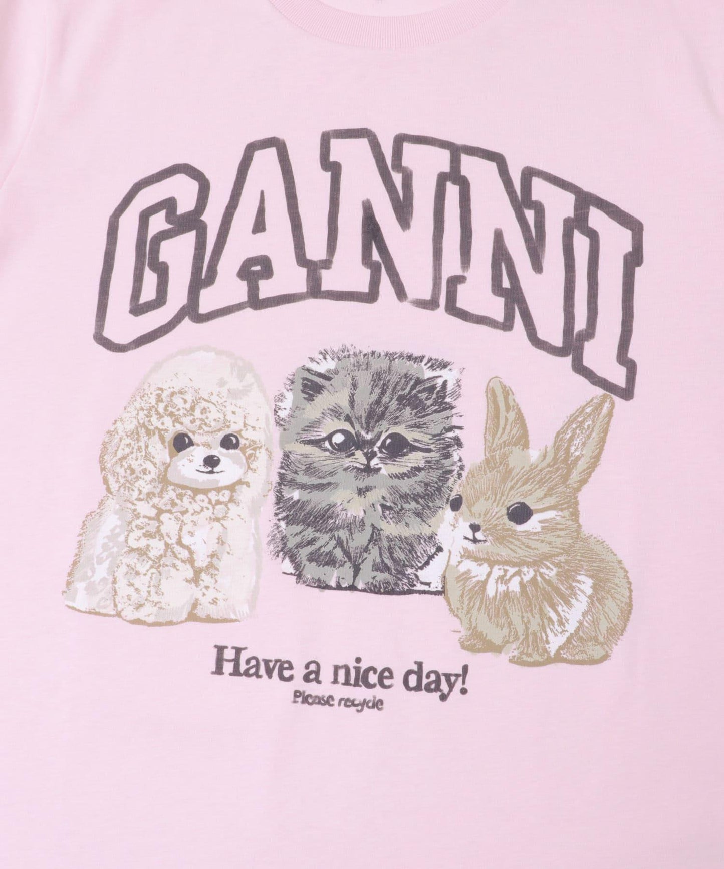 GANNI EXCLUSIVE RELAXED T-SHIRTS