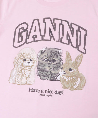 GANNI EXCLUSIVE RELAXED T-SHIRTS