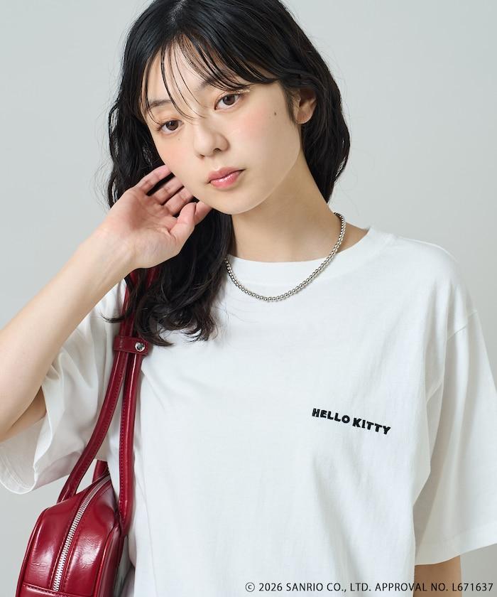 HELLO KITTY 矇眼漫畫印花T恤