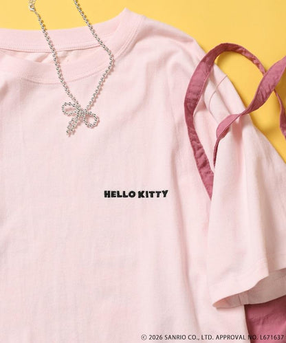 HELLO KITTY 矇眼漫畫印花T恤