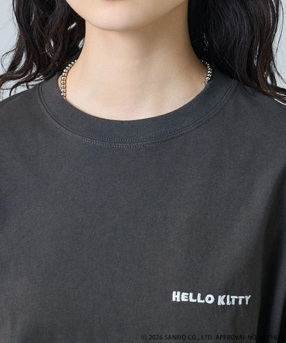 HELLO KITTY 矇眼漫畫印花T恤