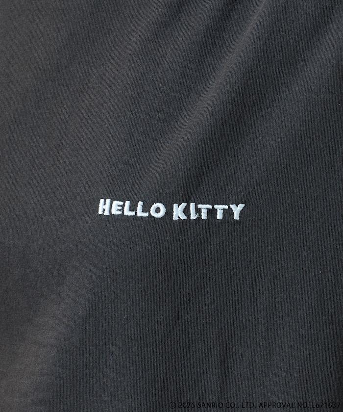 HELLO KITTY 矇眼漫畫印花T恤
