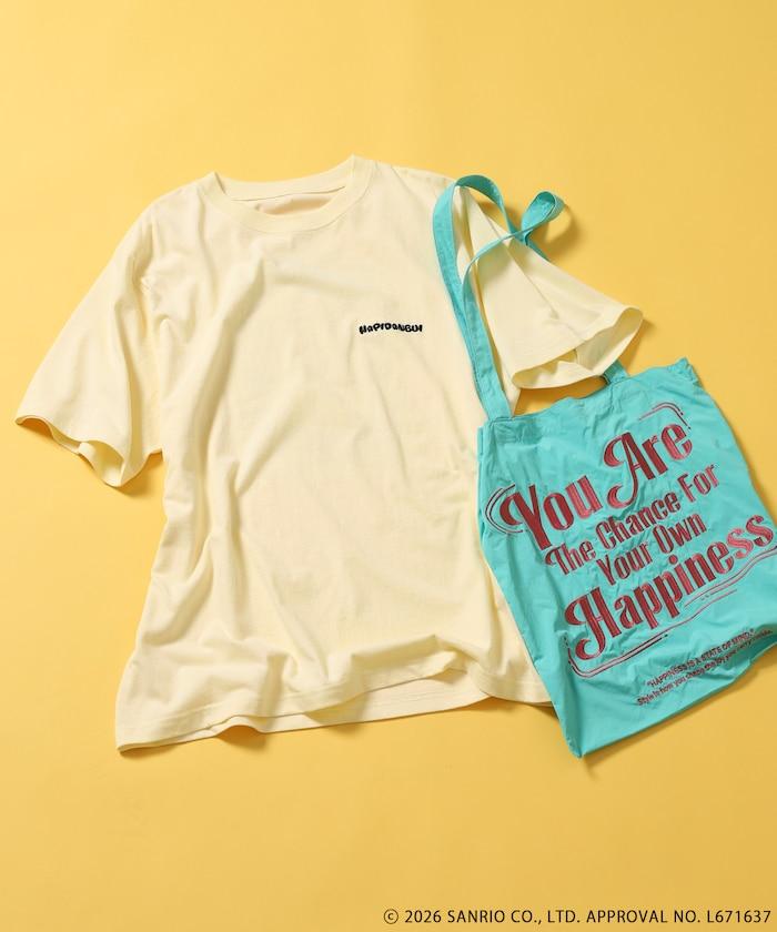 HAPIDANBUI 漫畫遮眼印花T恤