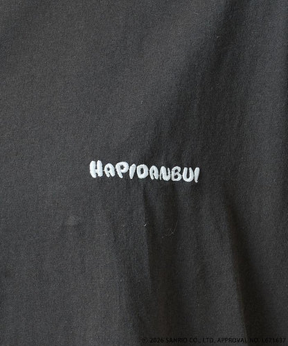 HAPIDANBUI 漫畫遮眼印花T恤