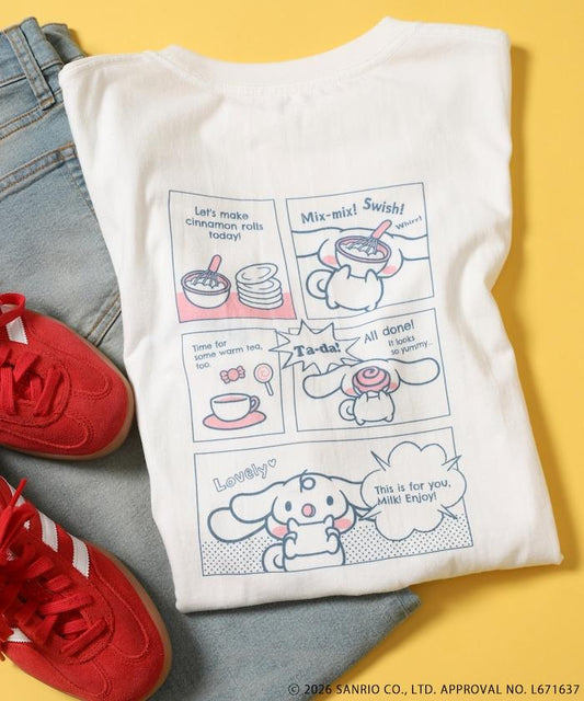 CINNAMOROLL 漫畫印花T恤
