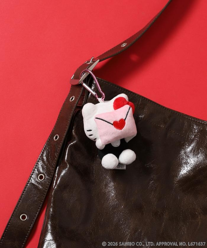 HELLO KITTY 矇眼毛絨掛件