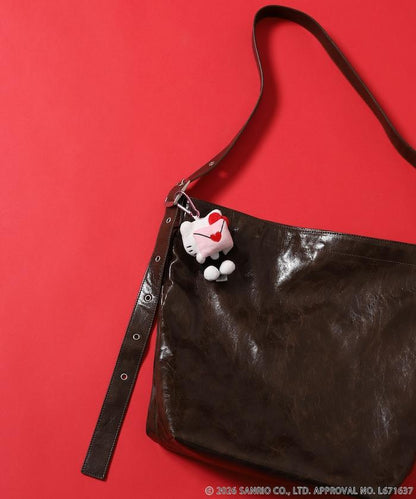 HELLO KITTY 矇眼毛絨掛件