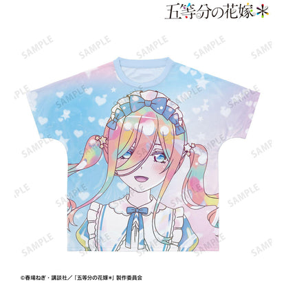 五等分的新娘（五等分的花嫁） 星空女僕ver. Ani-Art KAWAII label 中野三玖 全幅印花T恤 XXXL
