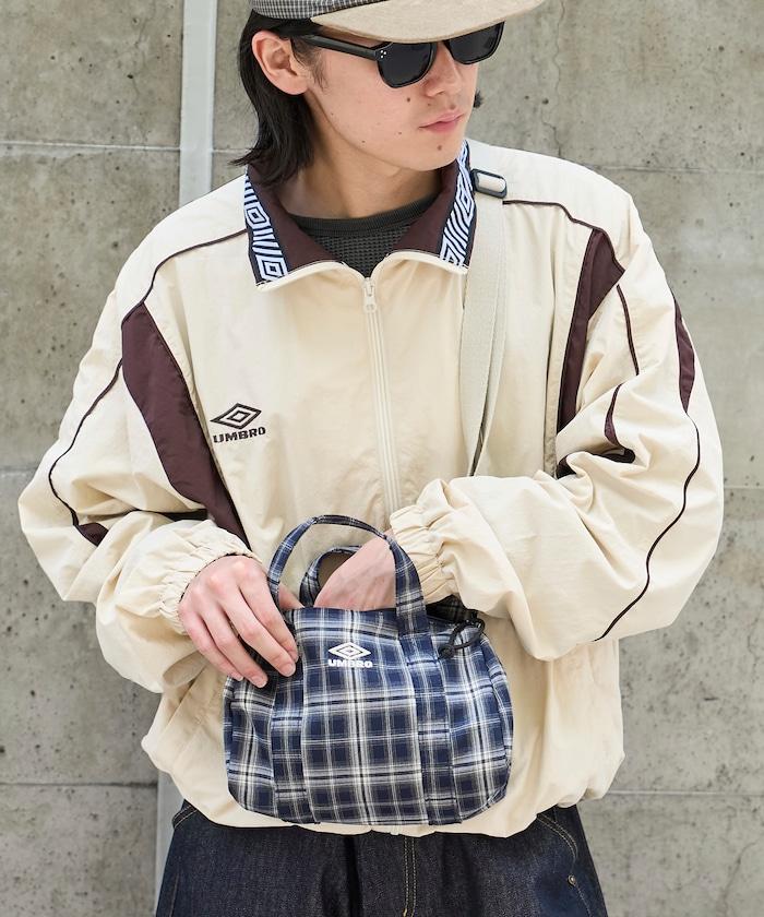 umbro × FREAK'S STORE 聯名 法蘭絨 迷你波士頓包