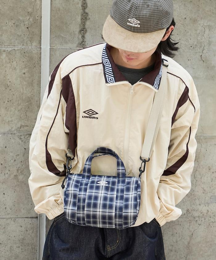 umbro × FREAK'S STORE 聯名 法蘭絨 迷你波士頓包
