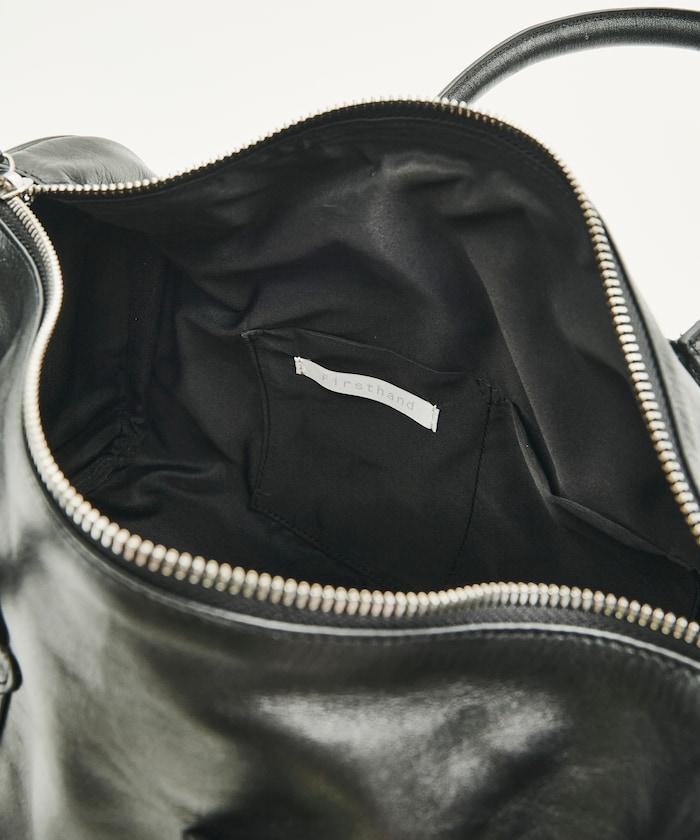 2way Leather Boston Bag