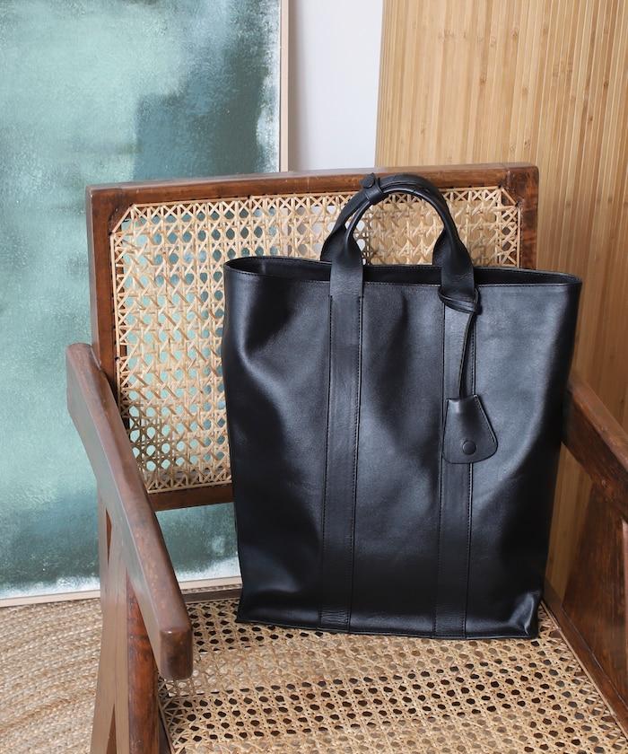 COW LEATHER 2WAY TOTE BAG