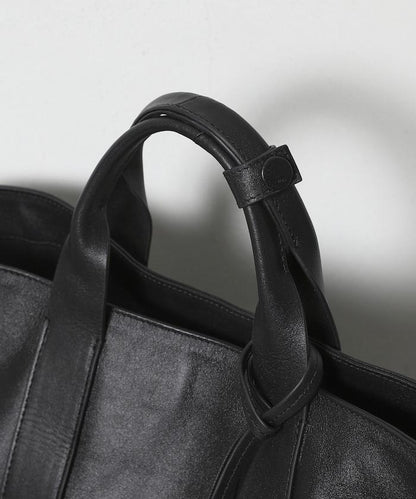 COW LEATHER 2WAY TOTE BAG