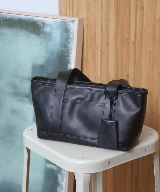 COW LEATHER WIDE TOTE BAG 寬幅托特包