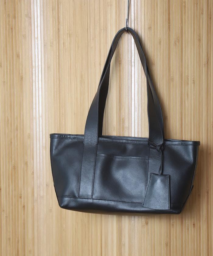 COW LEATHER WIDE TOTE BAG 寬幅托特包