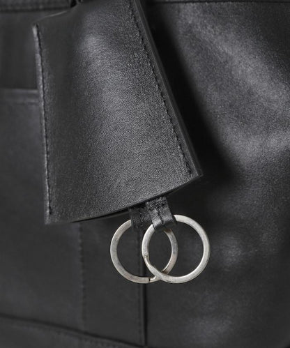COW LEATHER WIDE TOTE BAG 寬幅托特包