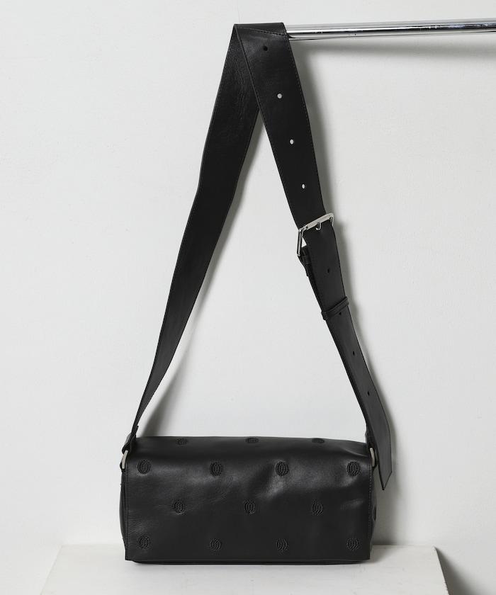COW LEATHER FLAP SOULDER BAG