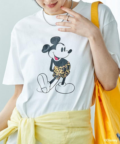 【MICKEY MOUSE】 Leopard T恤/米奇老鼠