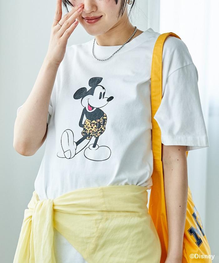 【MICKEY MOUSE】 Leopard T恤/米奇老鼠