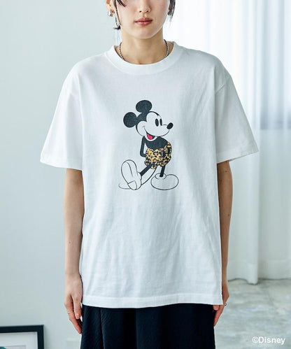 【MICKEY MOUSE】 Leopard T恤/米奇老鼠