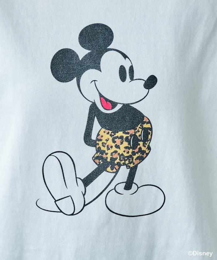 【MICKEY MOUSE】 Leopard T恤/米奇老鼠