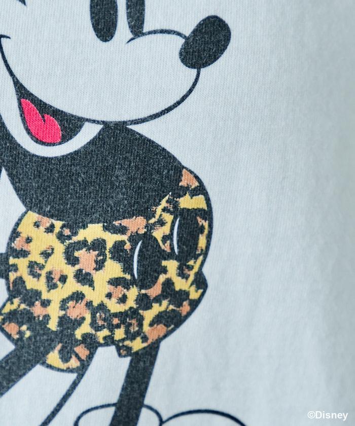 【MICKEY MOUSE】 Leopard T恤/米奇老鼠