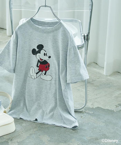 【MICKEY MOUSE】 Leopard T恤/米奇老鼠