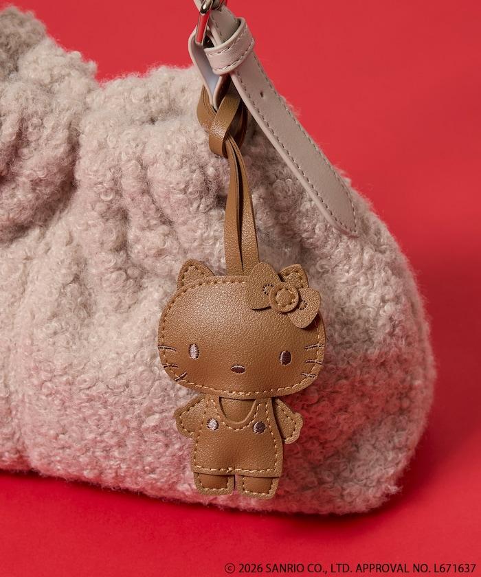 HELLO KITTY レザレット 玩偶掛件