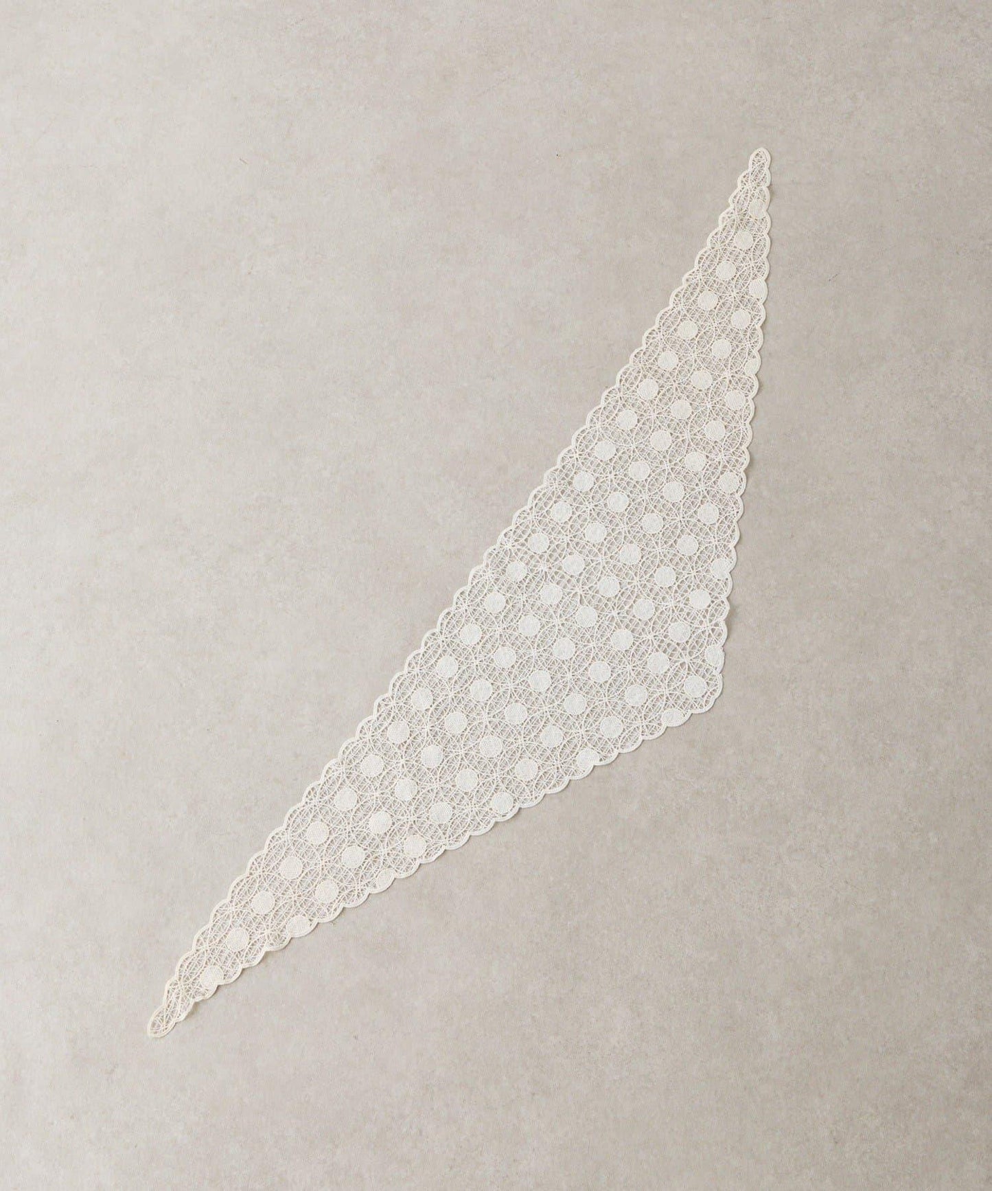 PAPILLONNER/パピヨネ 蕾絲三角圍巾