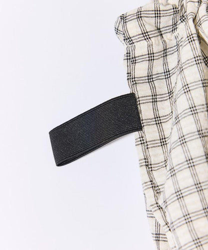 BetterDays studio × FREAK'S STORE 抽繩格紋托特包