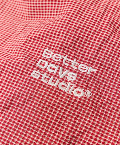 BetterDays studio × FREAK'S STORE 抽繩格紋托特包