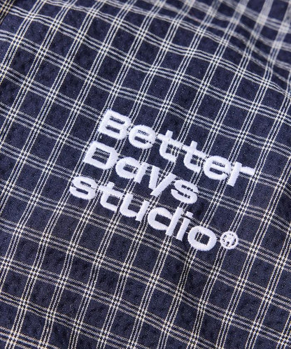 BetterDays studio × FREAK'S STORE 抽繩格紋托特包