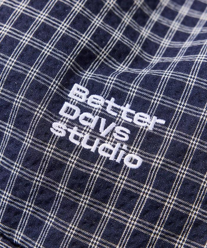 BetterDays studio × FREAK'S STORE 抽繩雙肩包式 可收納 格紋 迷你包