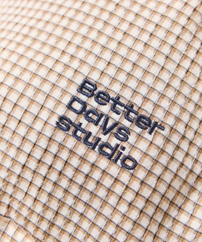 BetterDays studio × FREAK'S STORE 抽繩雙肩包式 可收納 格紋 迷你包