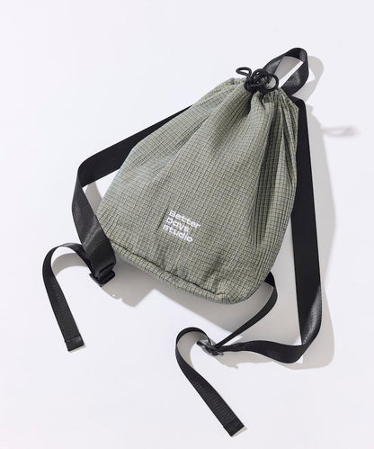 BetterDays studio × FREAK'S STORE 抽繩雙肩包式 可收納 格紋 迷你包