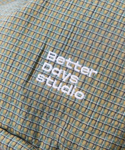 BetterDays studio × FREAK'S STORE 抽繩雙肩包式 可收納 格紋 迷你包