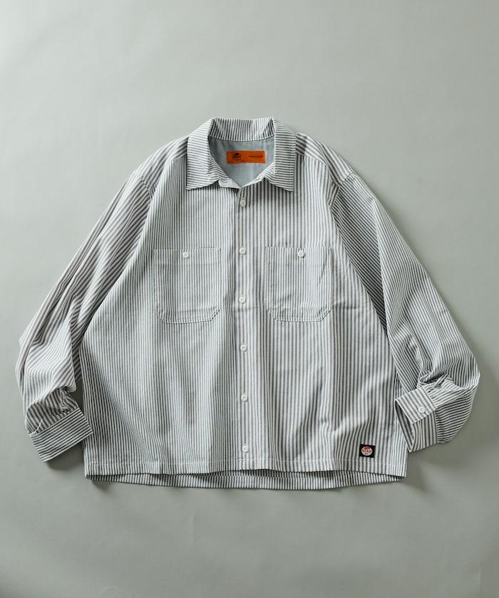 RED KAP × FREAK'S STORE 聯名 短款 牛津紡 長袖 工裝襯衫