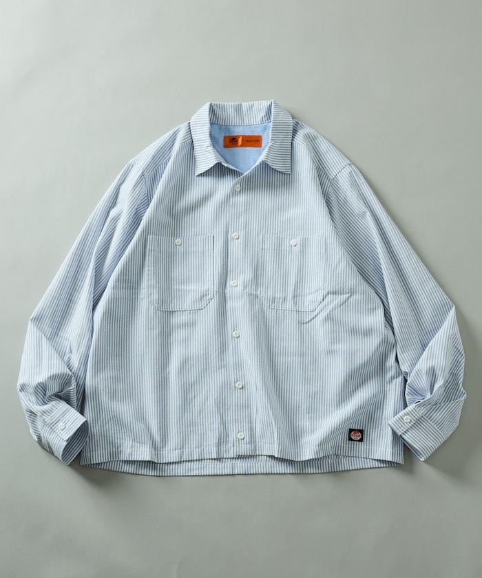 RED KAP × FREAK'S STORE 聯名 短款 牛津紡 長袖 工裝襯衫