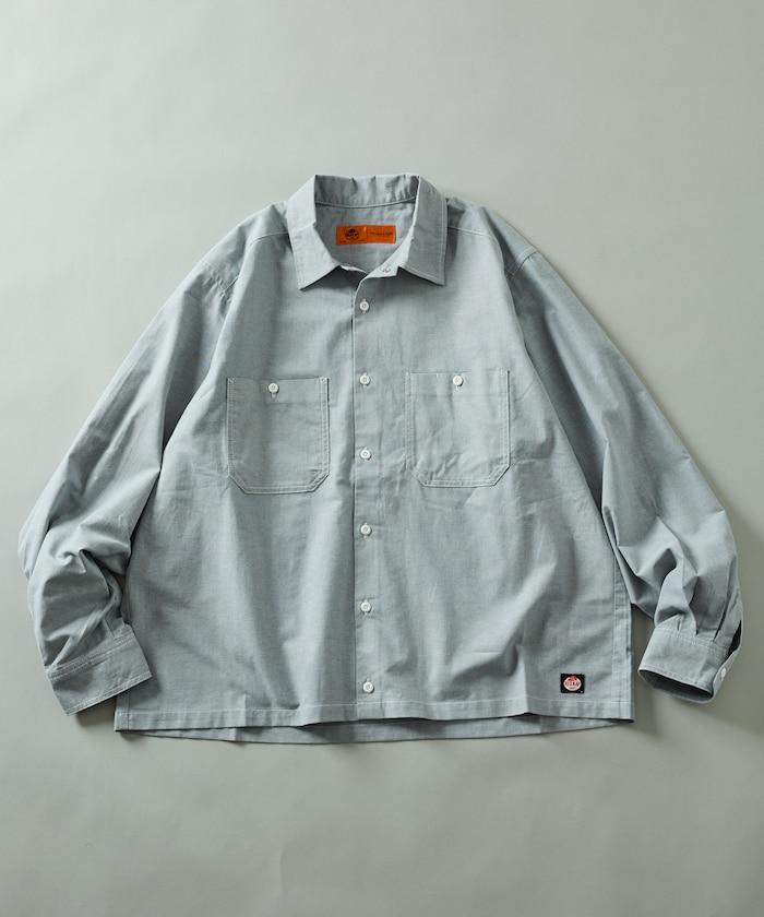 RED KAP × FREAK'S STORE 聯名 短款 牛津紡 長袖 工裝襯衫