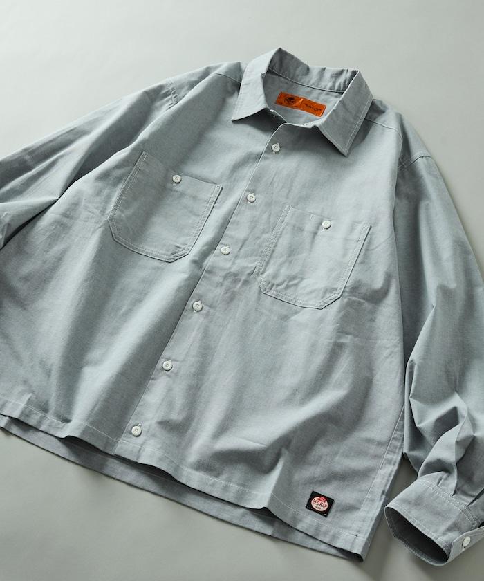 RED KAP × FREAK'S STORE 聯名 短款 牛津紡 長袖 工裝襯衫