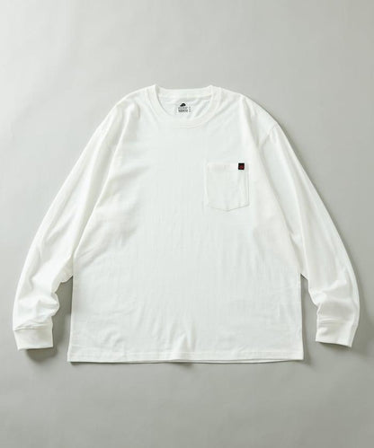 RED KAP × FREAK'S STORE 聯名 2P 長袖 單點Logo 圓領 口袋T恤 [2枚セット]