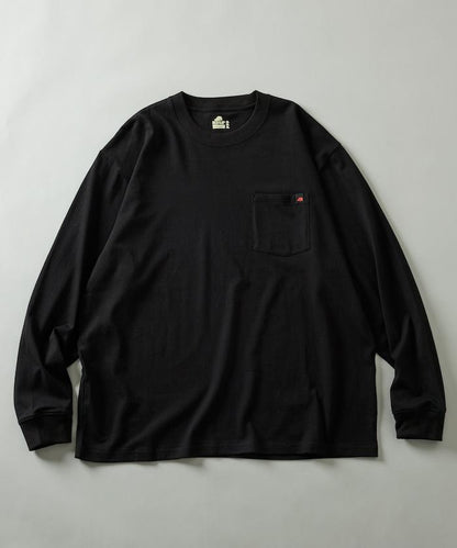 RED KAP × FREAK'S STORE 聯名 2P 長袖 單點Logo 圓領 口袋T恤 [2枚セット]