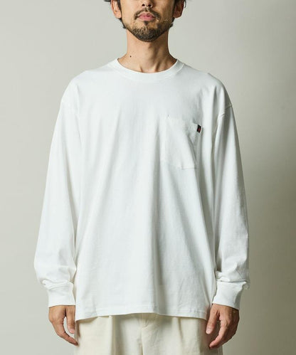 RED KAP × FREAK'S STORE 聯名 2P 長袖 單點Logo 圓領 口袋T恤 [2枚セット]