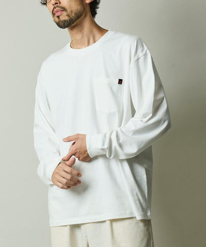 RED KAP × FREAK'S STORE 聯名 2P 長袖 單點Logo 圓領 口袋T恤 [2枚セット]
