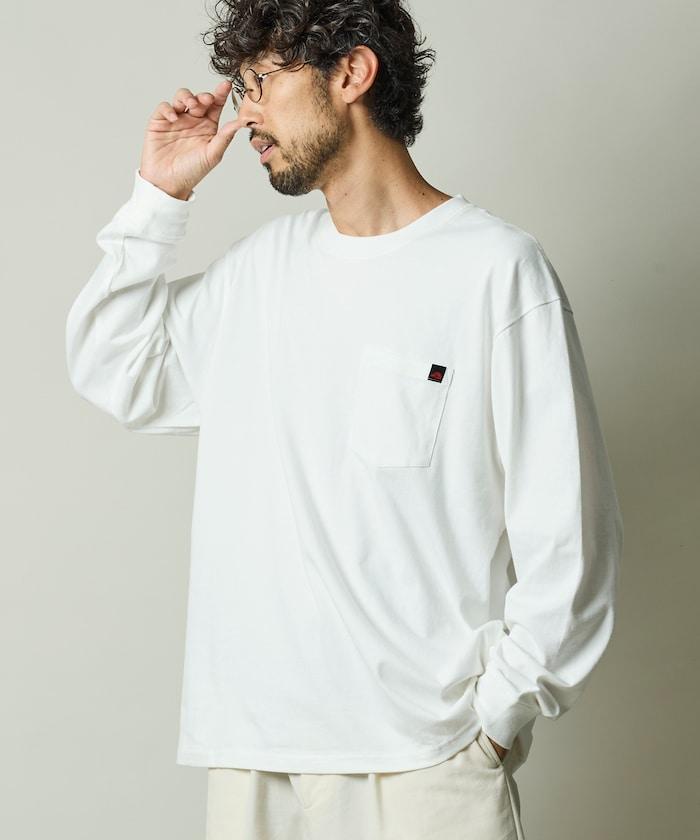 RED KAP × FREAK'S STORE 聯名 2P 長袖 單點Logo 圓領 口袋T恤 [2枚セット]