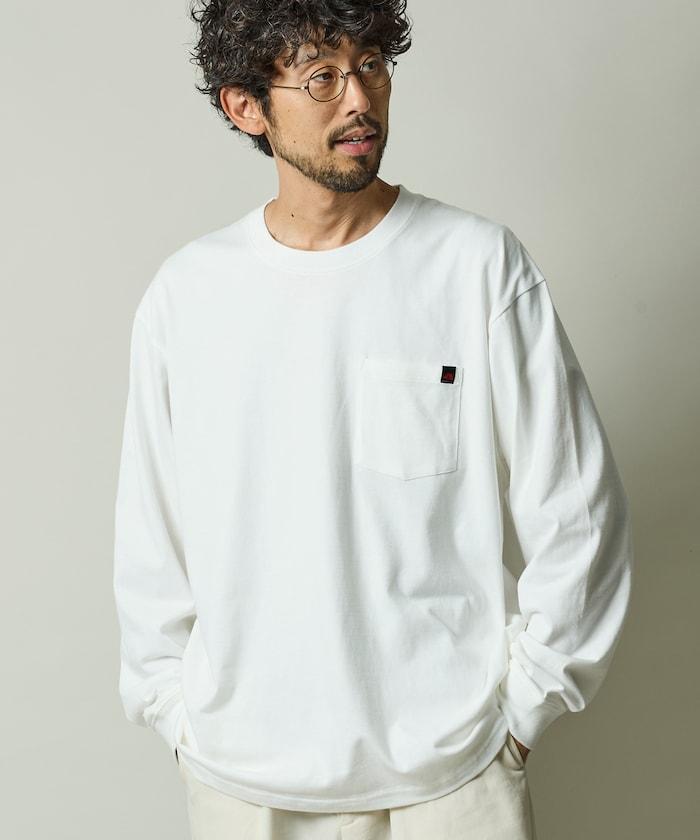 RED KAP × FREAK'S STORE 聯名 2P 長袖 單點Logo 圓領 口袋T恤 [2枚セット]