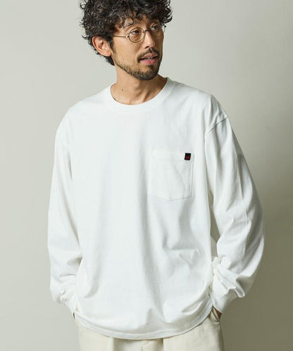 RED KAP × FREAK'S STORE 聯名 2P 長袖 單點Logo 圓領 口袋T恤 [2枚セット]