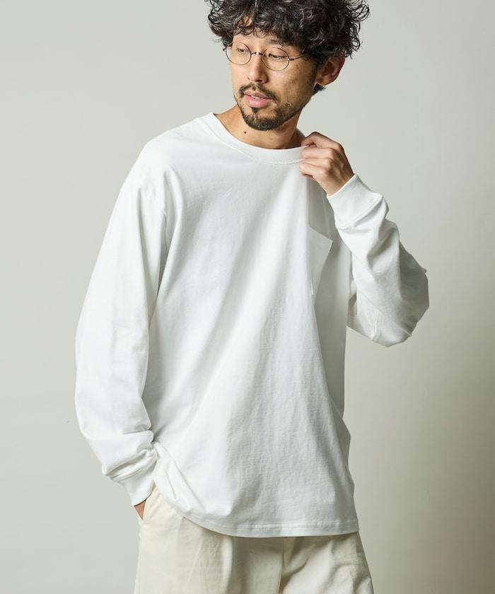 RED KAP × FREAK'S STORE 聯名 2P 長袖 單點Logo 圓領 口袋T恤 [2枚セット]