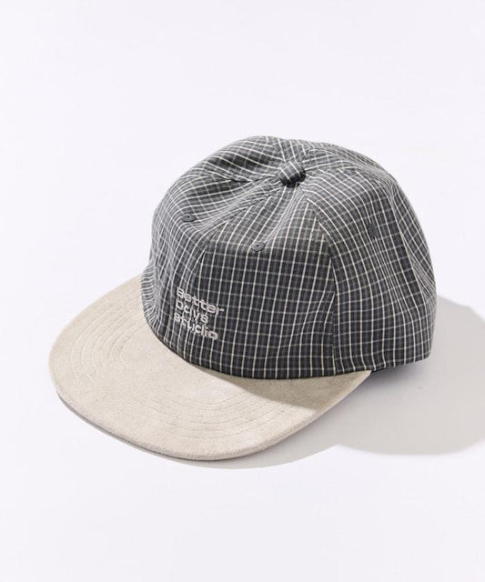 BetterDays studio × FREAK'S STORE 雙色 平簷格紋棒球帽